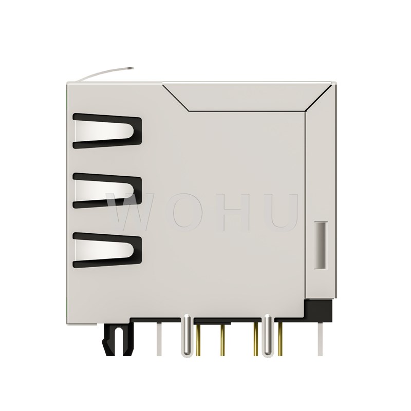 【现货】2x2四口rj45插座带灯 8P8C网口 SYT59212288DB1A1DY4C022