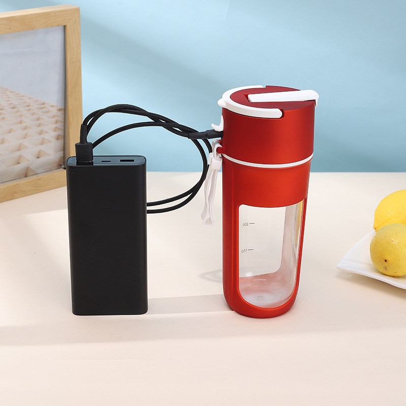 新款水果榨汁杯 小型多功能电动便携式果汁奶昔榨汁杯充电款