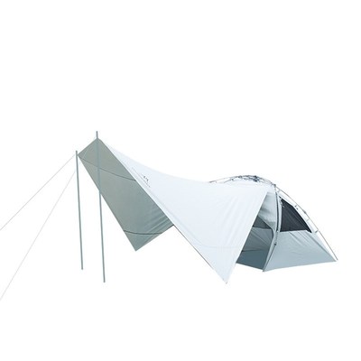 山之客户外露营新款半球自动杆速开免搭建沙滩帐可拆卸遮阳大天幕