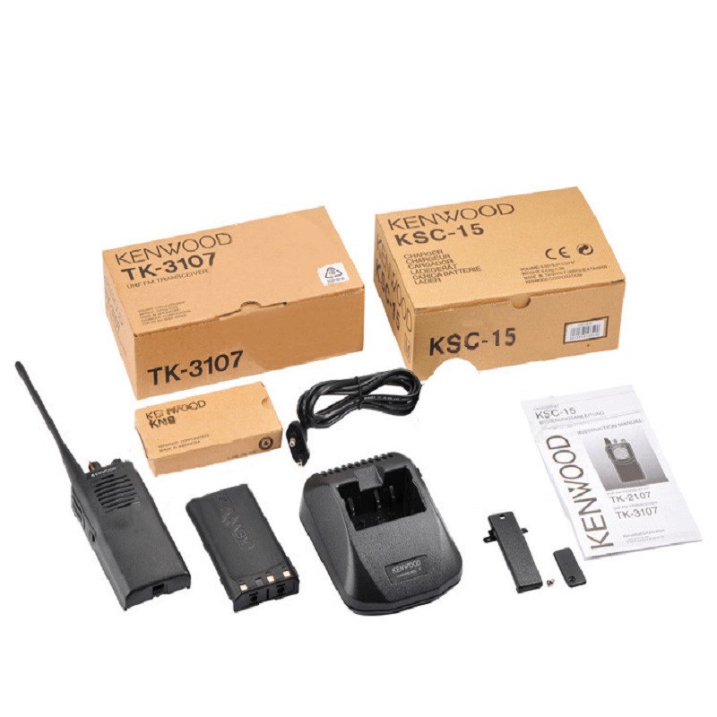 建伍KENWOOD对讲机TK-3107大功率户外TK-2107工地手持台厂家