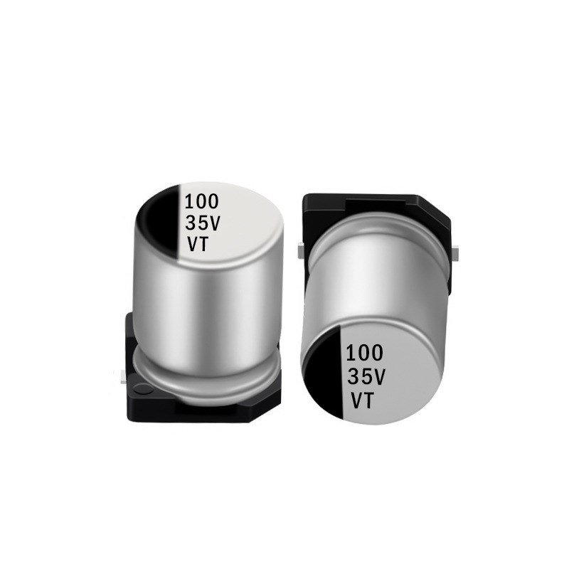 贴片铝电解电容 35v100uf体积 6.3x7.7mm 全新优质电容