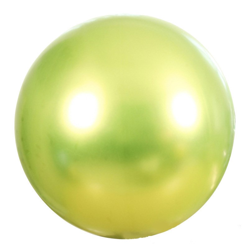36寸圆铬色金属乳胶气球加厚金属球生日婚礼布置地爆气球