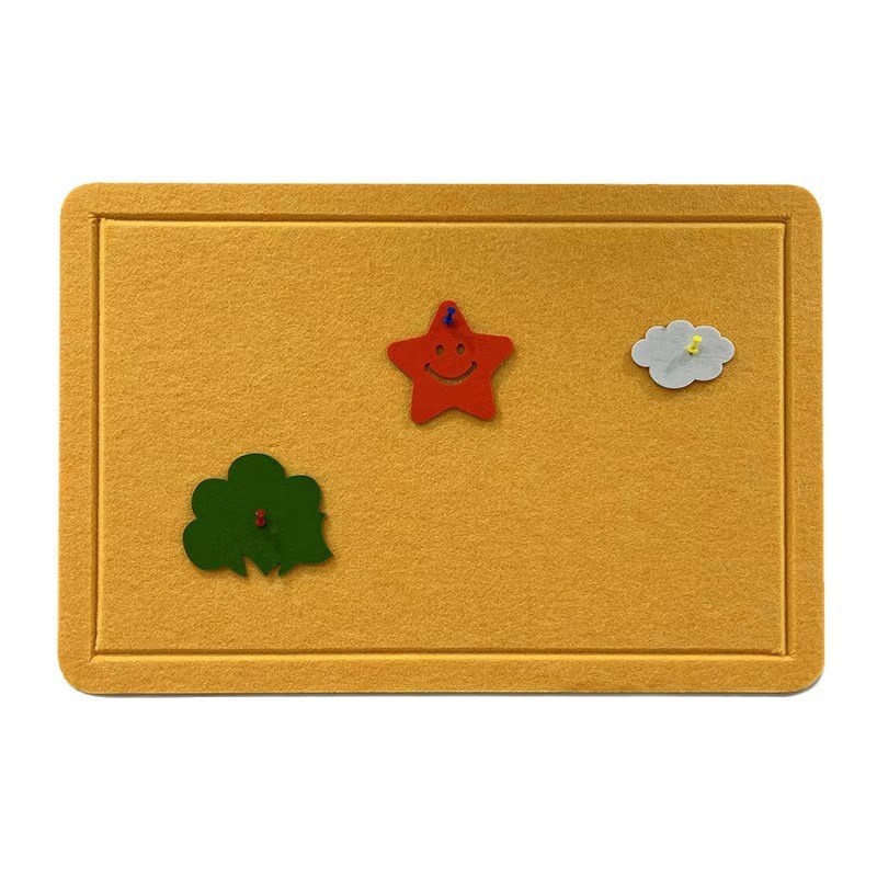 毛毡软木板隔音板吸音板化纤毛毡阻燃降噪现货广告宣传栏墙面装饰