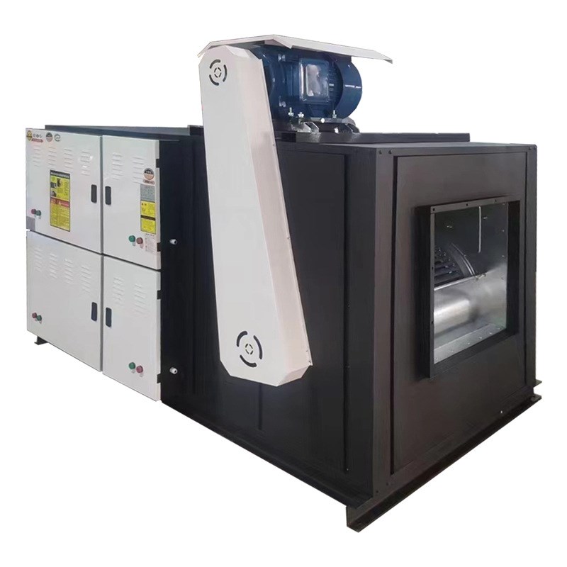 油烟净化器一体机饭店厨房餐饮烧烤商用工业低空静电油烟净化机组