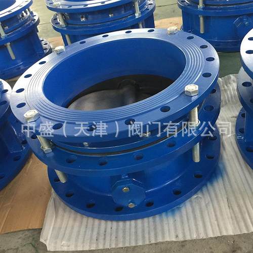 涡轮法兰式伸缩蝶阀法兰软密封SD341X-10/16Q球墨铸铁双向手动