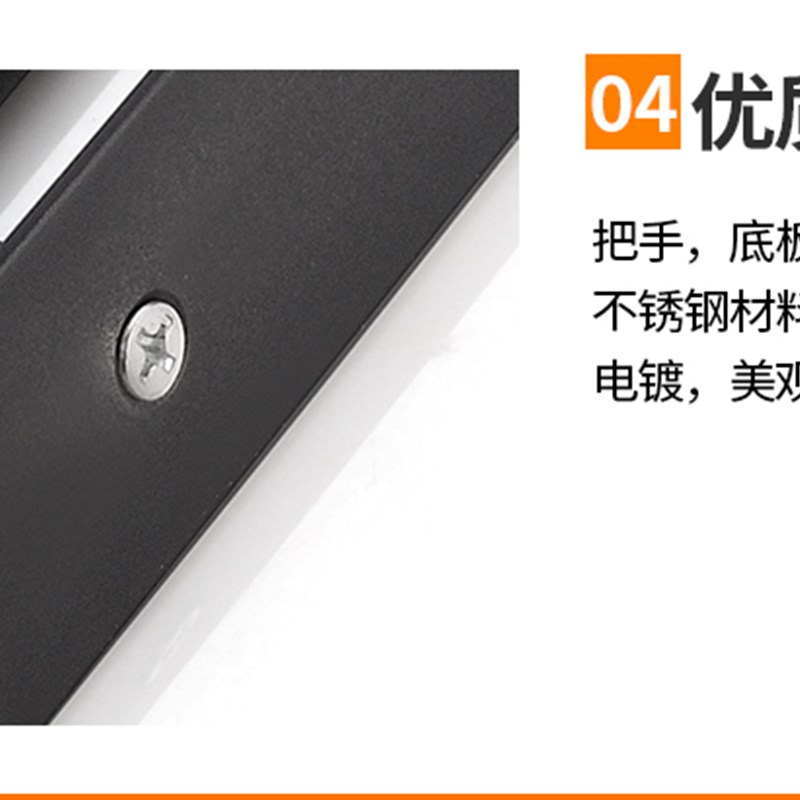 久勃免打孔门窗拉手把手窗户木门阳台推拉门手柄移门柜门明装手把