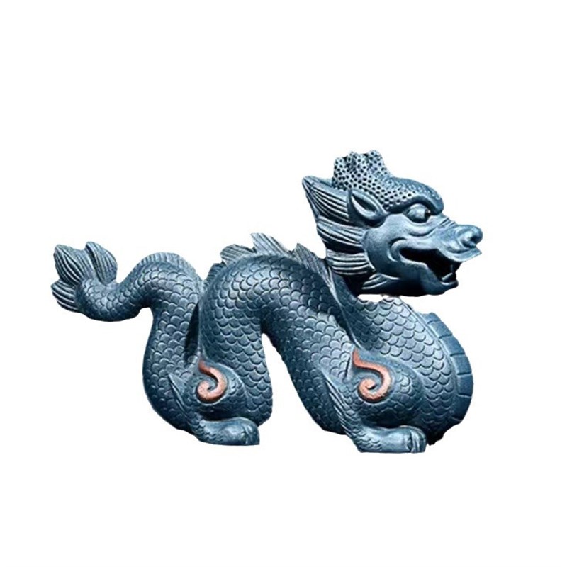 宜兴紫砂茶宠龙十二生肖摆件手工精品可养雕塑茶具茶道配件