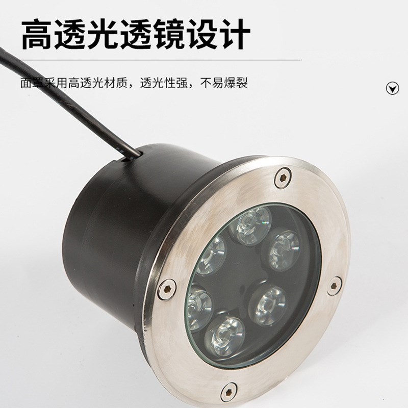 户外地埋灯亮化防水嵌入式庭院地灯草坪灯多瓦数景观灯