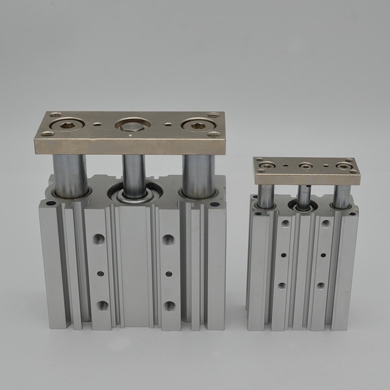 TCM系列三轴带导杆气缸三杆带磁气动TCM12/16/20规格齐全三杆缸