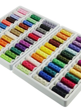 涤纶绣花线 300米小轴 63色/套Bror色家用绣花机