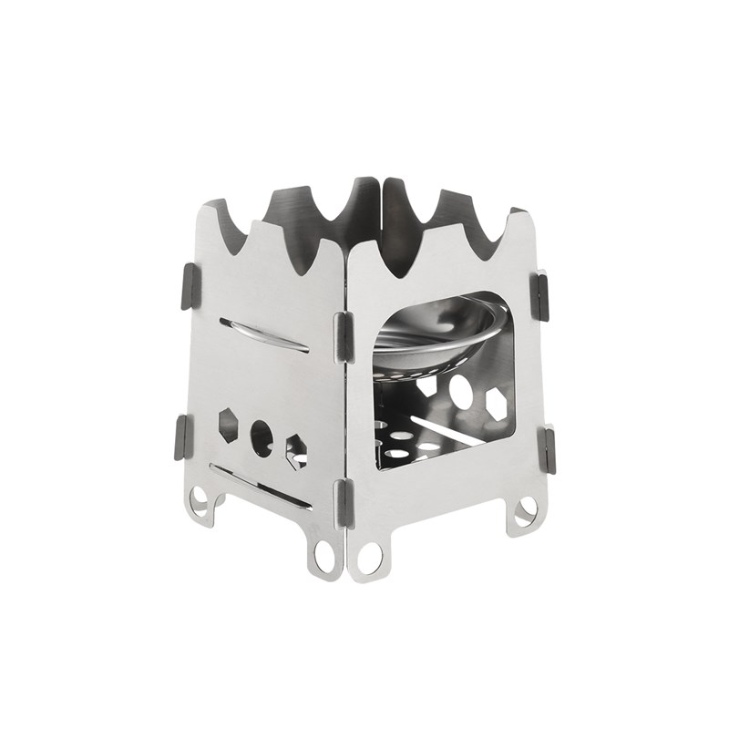 户外柴火炉子便携野餐装备野营用品多功能无烟拆卸灶野炊炉具