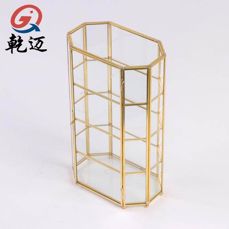 几何玻璃罩多层收纳化妆首饰收纳盒花房欧式家居客厅酒柜摆件微景,机械设备,其他机械设备,淘宝优惠券,粉丝福利购,淘宝优惠卷
