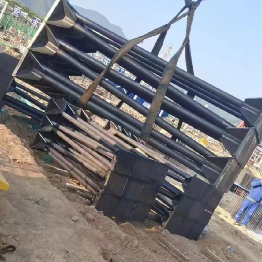 地脚螺栓连接件M24M39M30材质Q355B高强度地脚螺栓笼7字L型