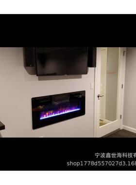工厂直销60英寸超薄电壁炉内嵌壁挂式桌面电壁炉取暖器fireplace