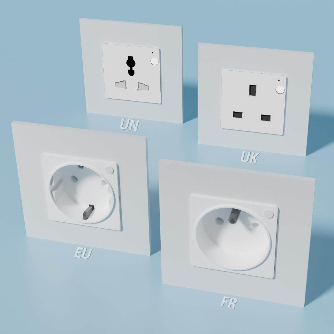 Wifi欧规法规智能插座英规万用孔16A墙壁插座涂鸦tuya定时远程,电子/电工,电源插座,淘宝优惠券,粉丝福利购,淘宝优惠卷