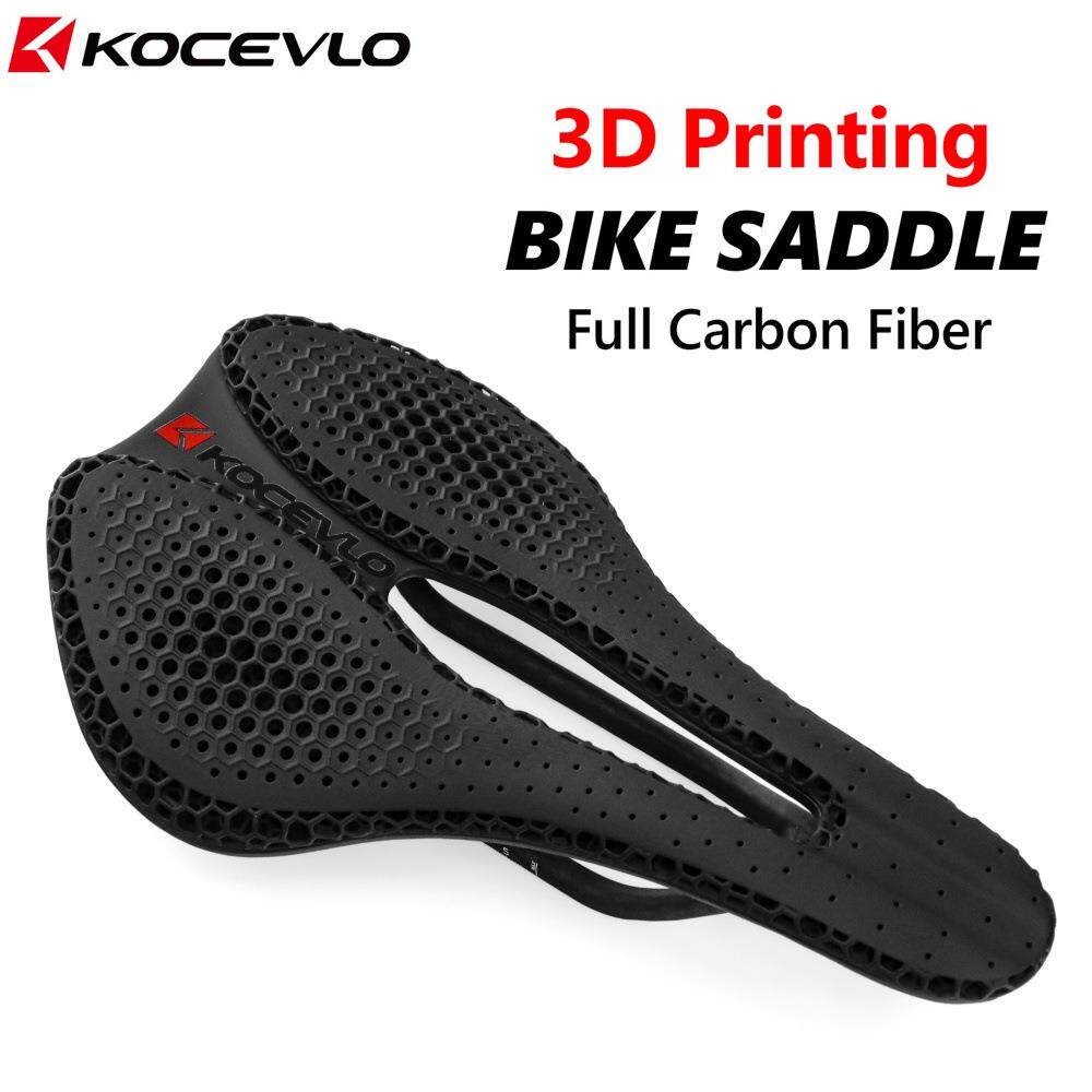 KOCEVLO全碳3D打印自行车公路山地车鞍座中空透气舒适赛车坐垫 - 实物图