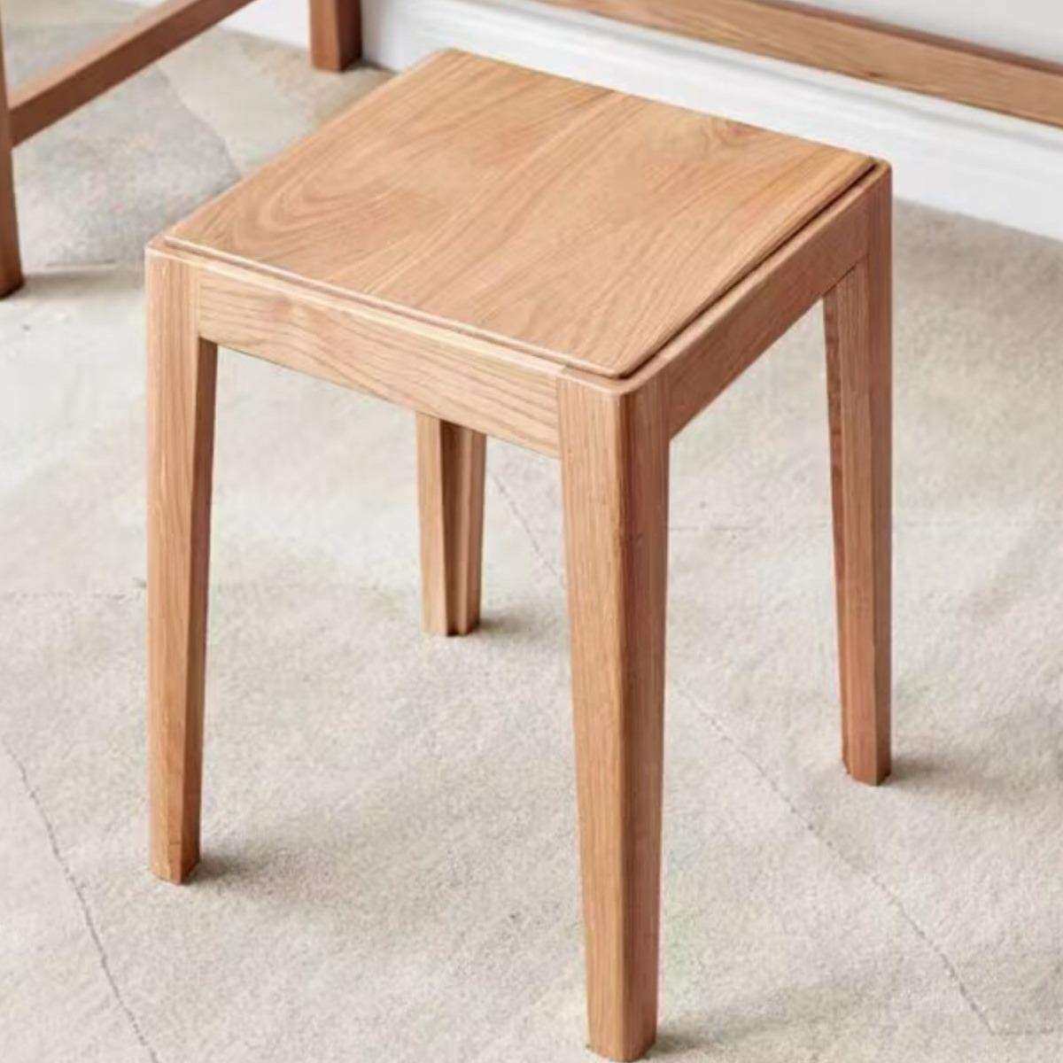 实木凳子可叠放北欧橡木客厅家用原木方凳现代简约创意板凳梳妆凳,农机/农具/农膜,其它农用工具,淘宝优惠券,粉丝福利购,淘宝优惠卷