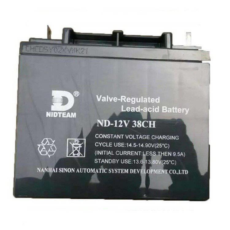 NIDEL蓄电池6FM-3812V38AH通信电源安防系统信号系统