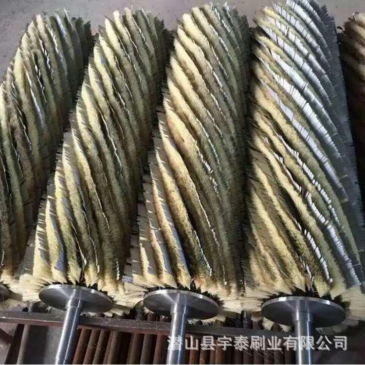 定 制砂光机毛刷辊实木家具抛光研磨毛刷辊木工机械砂纸剑麻刷辊