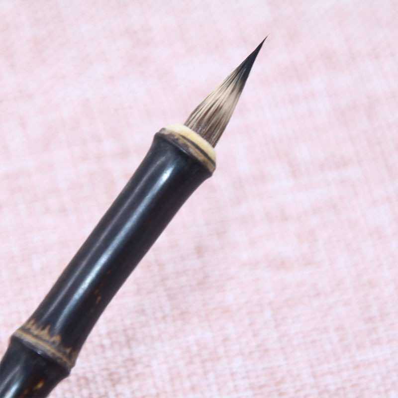 【南鸢】出锋2cm纯紫毫小楷毛笔 初学者抄经瘦金体灵飞花簪蝇头用