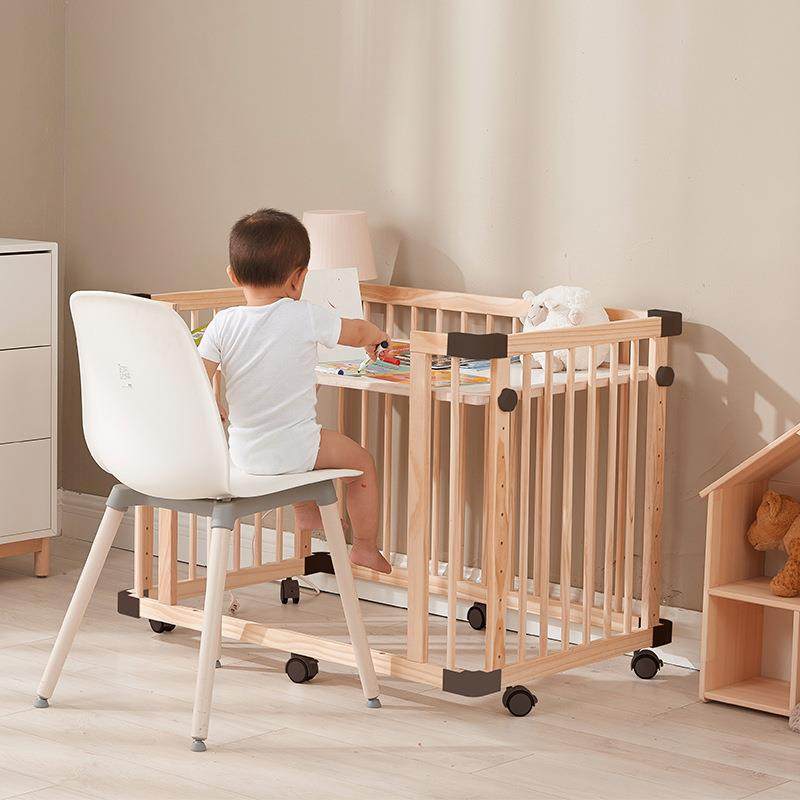 现货多功能榉木婴儿床拼接可移动儿童床双层宝宝床可贴合家用床,农用物资,其他肥料,淘宝优惠券,粉丝福利购,淘宝优惠卷