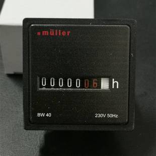 Muller穆勒计时器BW40.28230V50Hz BW40系列6位机械显示