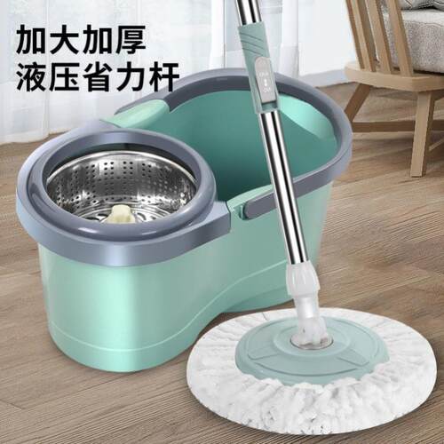 洗脱一体拖把旋转家用清洁神器扦把带桶套装打扫卫生保洁专用工具