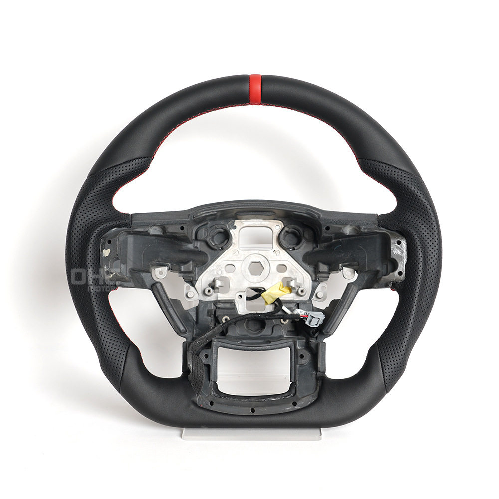 跨境热卖适用于15-20福特F150raptor猛禽全皮汽车方向盘改装
