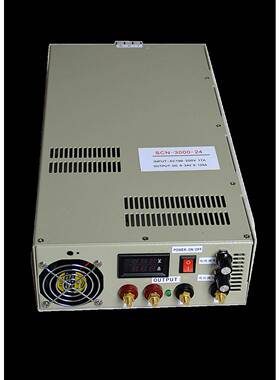 SCN-3000-24AC220V转DC24V125A3000W电压可调节恒流恒压开关电源