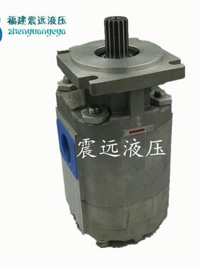 徐工中联吊配左旋平键齿轮泵QY25CB-KPL63/63/32高压液压泵