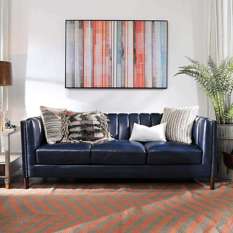 美式皮艺蓝色单双三人沙发店铺售楼处沙发洽谈客户接待沙发,玩具/童车/益智/积木/模型,毛绒/玩偶/公仔/布艺类玩具,淘宝优惠券,粉丝福利购,淘宝优惠卷