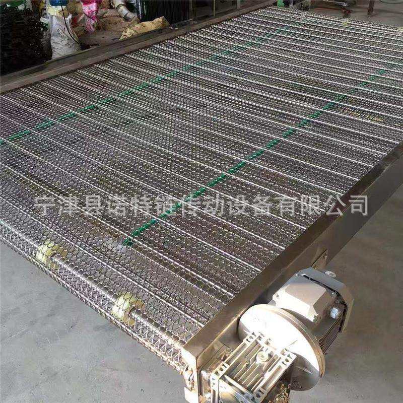 厂家豆芽清洗线网带式输送机不锈钢网链提升机多层冷却线输送机