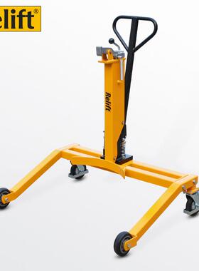 DTR250液压油桶搬运车加宽腿咬嘴升降油桶拖车油桶车手推铁桶叉车