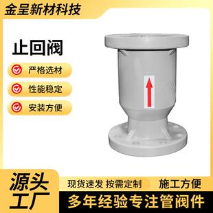 PP厂家现货PPH球心止回阀PPH立式止回阀塑料防腐阀