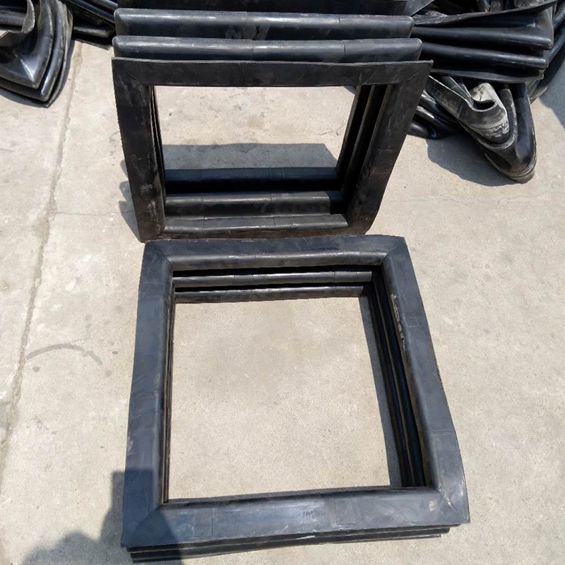 方形橡胶软连接 振动筛橡胶密封垫 振动筛橡胶密封罩