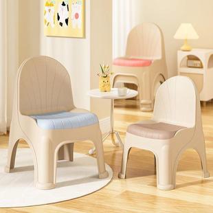 塑料小凳子家用儿童靠背椅成人加厚客厅茶几矮凳椅地摊椅家具供应