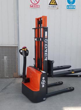 欧能CDDA叉车现货1.5吨升高3米电动堆高车堆垛车堆高叉车堆高机