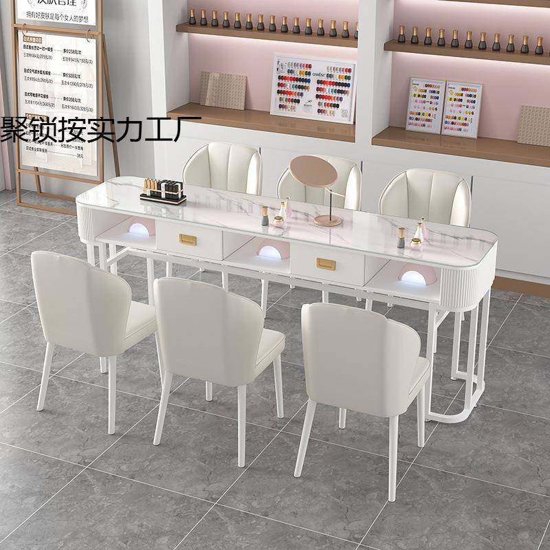网红美甲桌椅套装白色简约经济型美甲店桌子日式轻奢单双人美甲台,纺织面料/辅料/配套,纺织机械配件,淘宝优惠券,粉丝福利购,淘宝优惠卷