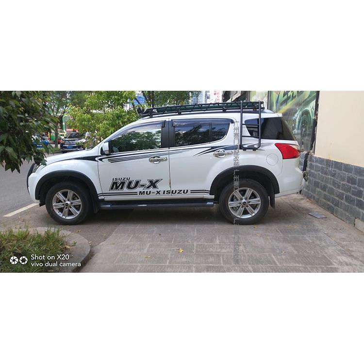 牧游侠轮眉适用2013-2019款MUX轮眉改装五十铃皮卡车轮装饰板黑色