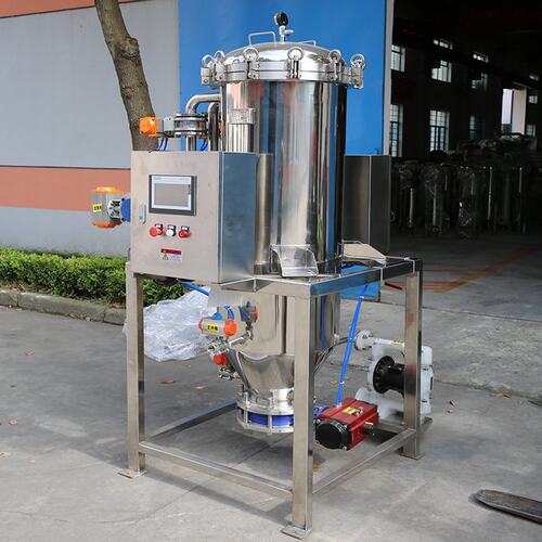 厂家供应全自动排渣烛式过滤器 滤饼层PLC控制过滤器GHZS-6