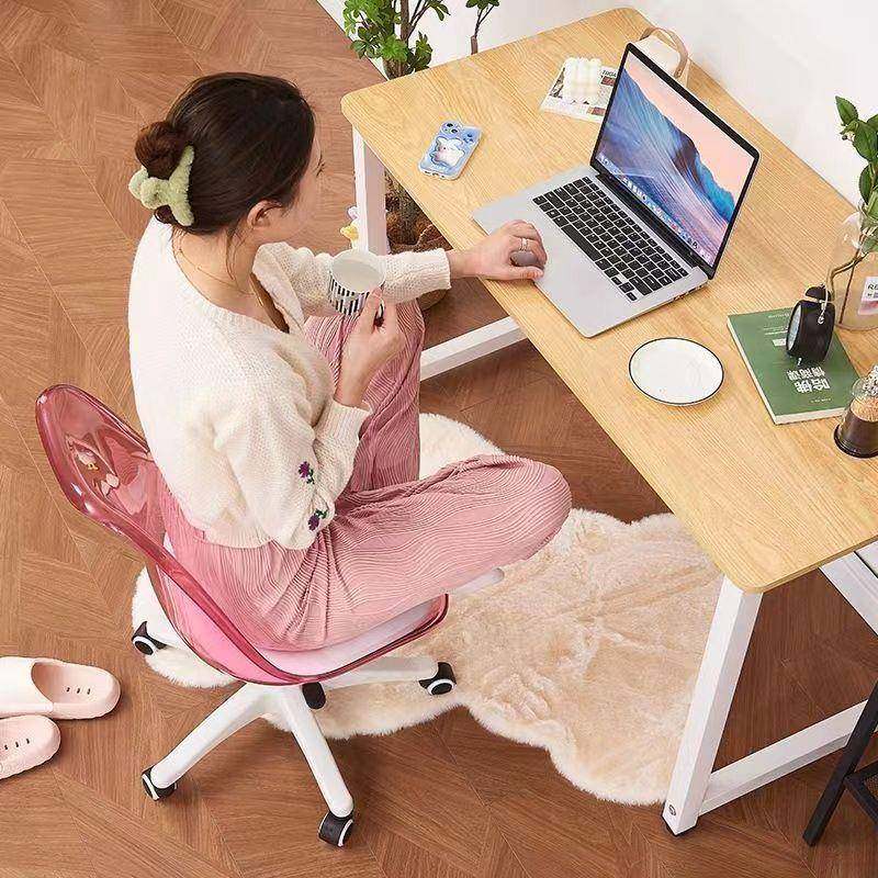 现代北欧亚克力透明化妆书房学习网红透明卧室妆台办公书桌靠背椅,纺织面料/辅料/配套,纺织机械配件,淘宝优惠券,粉丝福利购,淘宝优惠卷