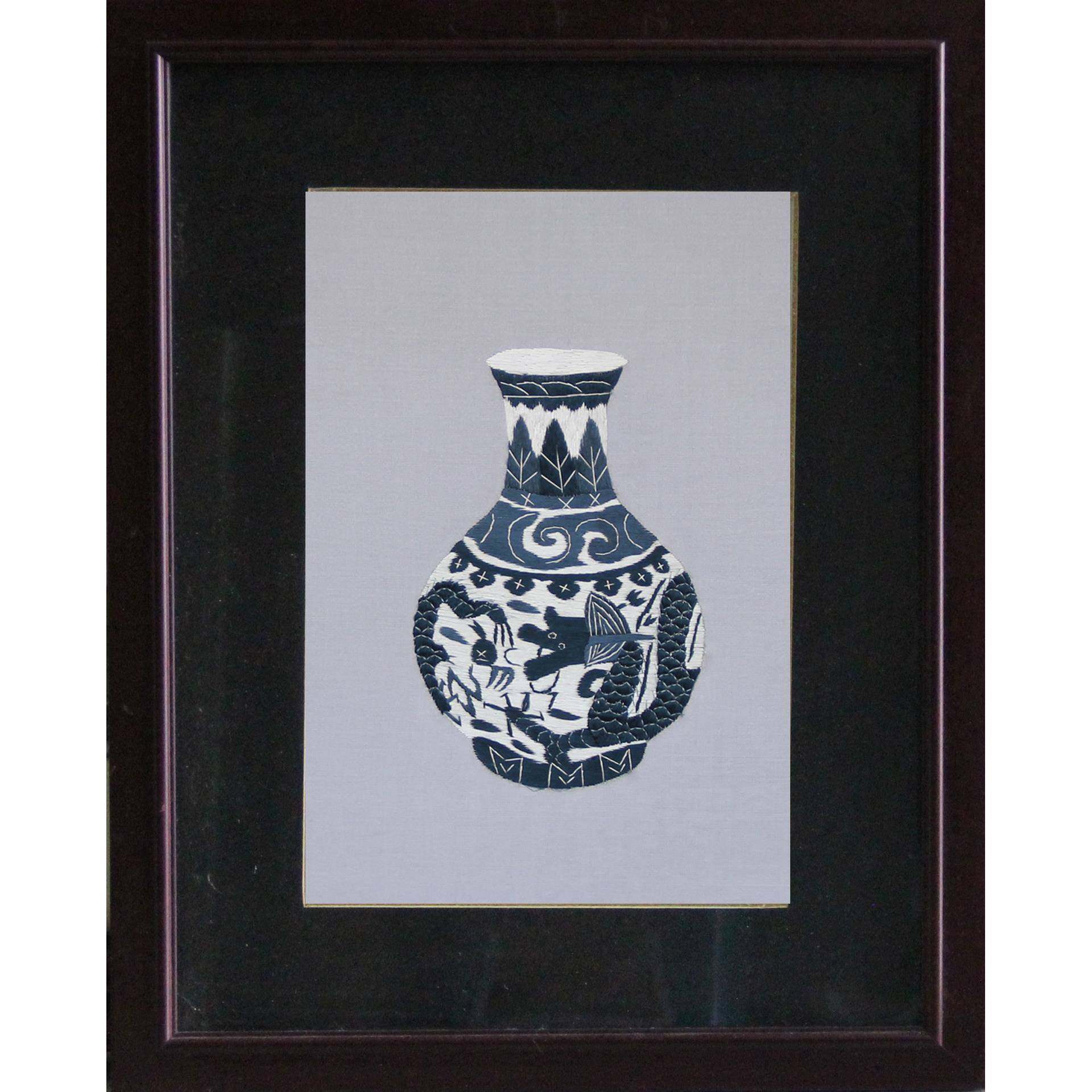 苏绣成品客厅书房走廊装饰画苏州手工刺绣家居挂画花瓶生产,纺织面料/辅料/配套,纺织机械配件,淘宝优惠券,粉丝福利购,淘宝优惠卷