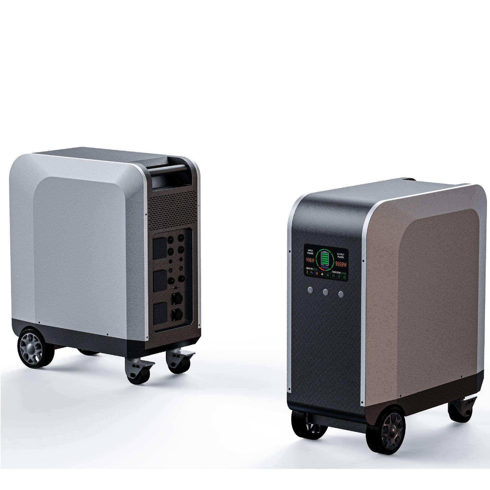 停电应急后备户外移动家用新能源光伏发电机10度电10KW输出