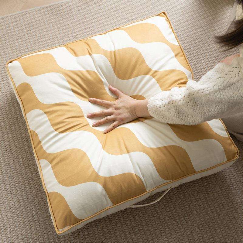 简约蒲团坐垫可拆洗加厚大号家用地上懒人坐垫方形阳台靠背屁股垫