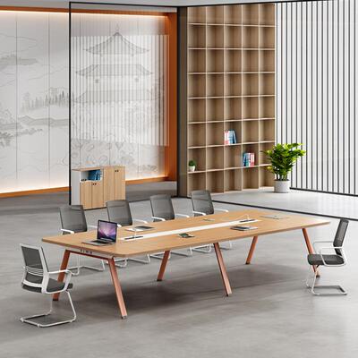 HYZ-006公会办议桌长桌子简约现代会培训工作台议长室条小型洽谈