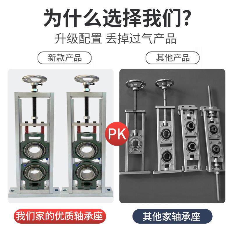 卧式可调节轴承固定座立式滑动滑块调节滚筒托辊轴承座重型带轴杆