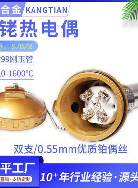 厂家型生产S铂铑热6电偶型耐高温精准传WRP-130/B感器R型刚玉0-10