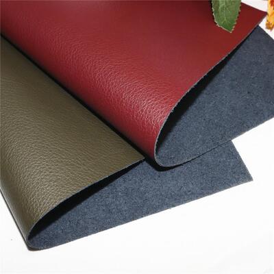 东莞皮革CJW08m荔枝纹牛纤箱包纸巾盒饰.品m用无溶再生剂grs环保