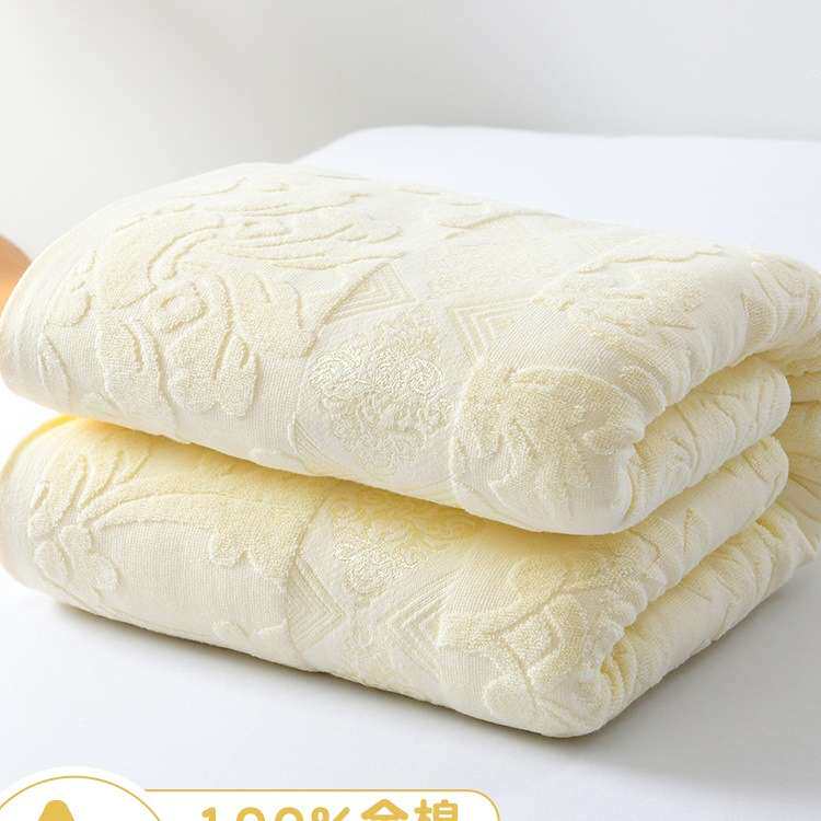 上海老牌纯棉老式毛巾被夏季薄款成人毯子单人100全棉加厚盖毯新