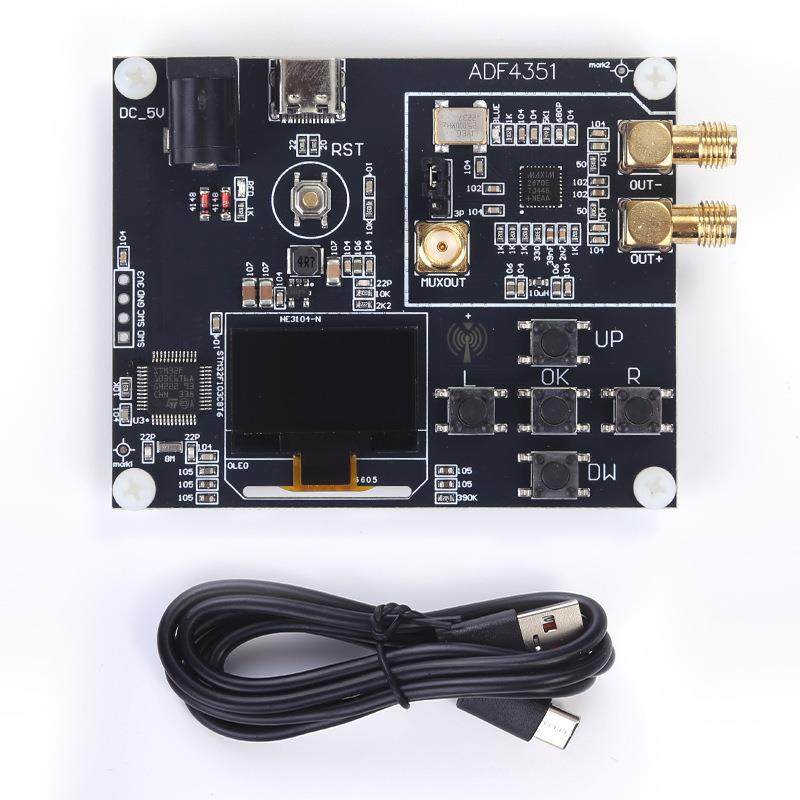 ADF4351射频信号发生器35-4400MHz扫频仪STM32锁相环射频信号源